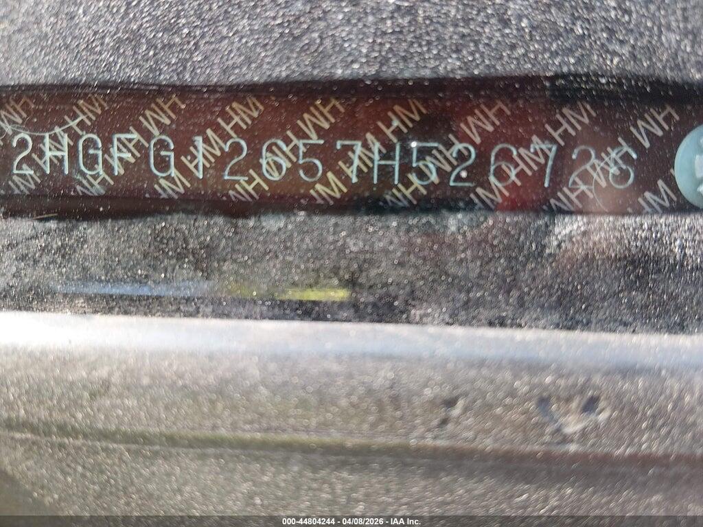 2HGFG12657H526726 2007 HONDA CIVIC photo no. 9