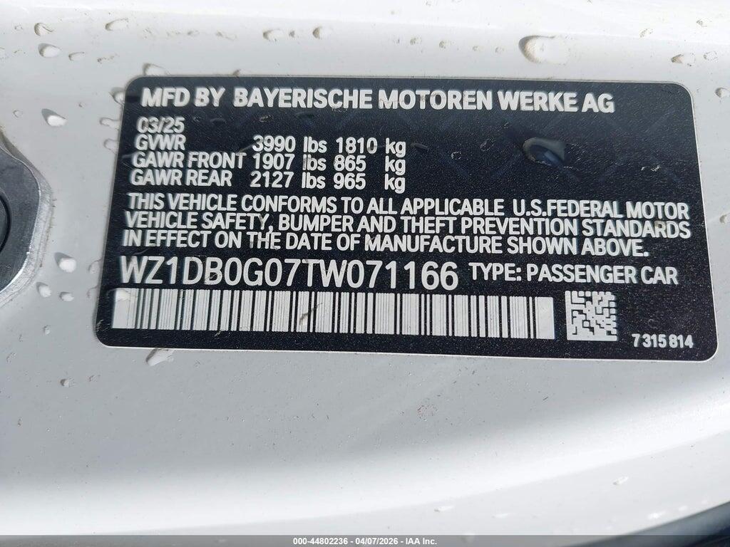WZ1DB0G07TW071166 2026 TOYOTA GR SUPRA photo no. 9