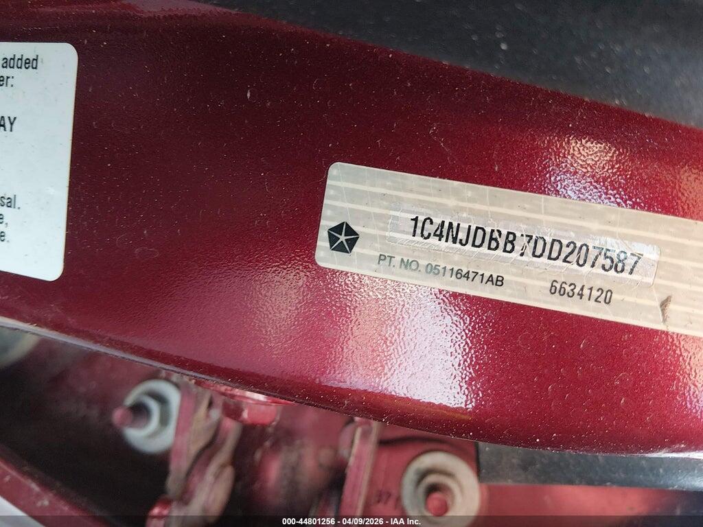 1C4NJDBB7DD207587 2013 JEEP COMPASS photo no. 9
