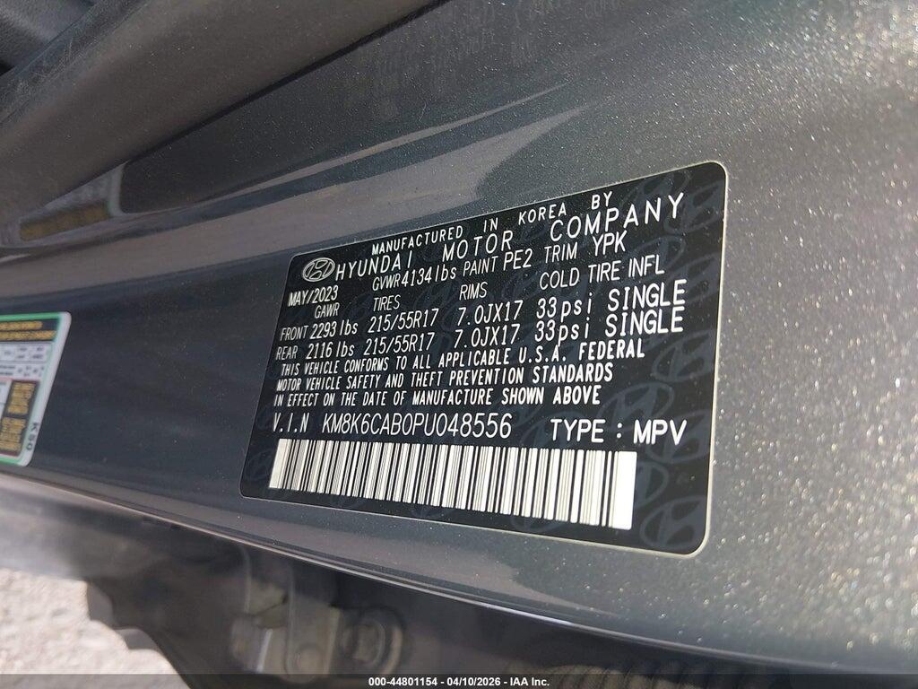 KM8K6CAB0PU048556 2023 HYUNDAI KONA photo no. 9