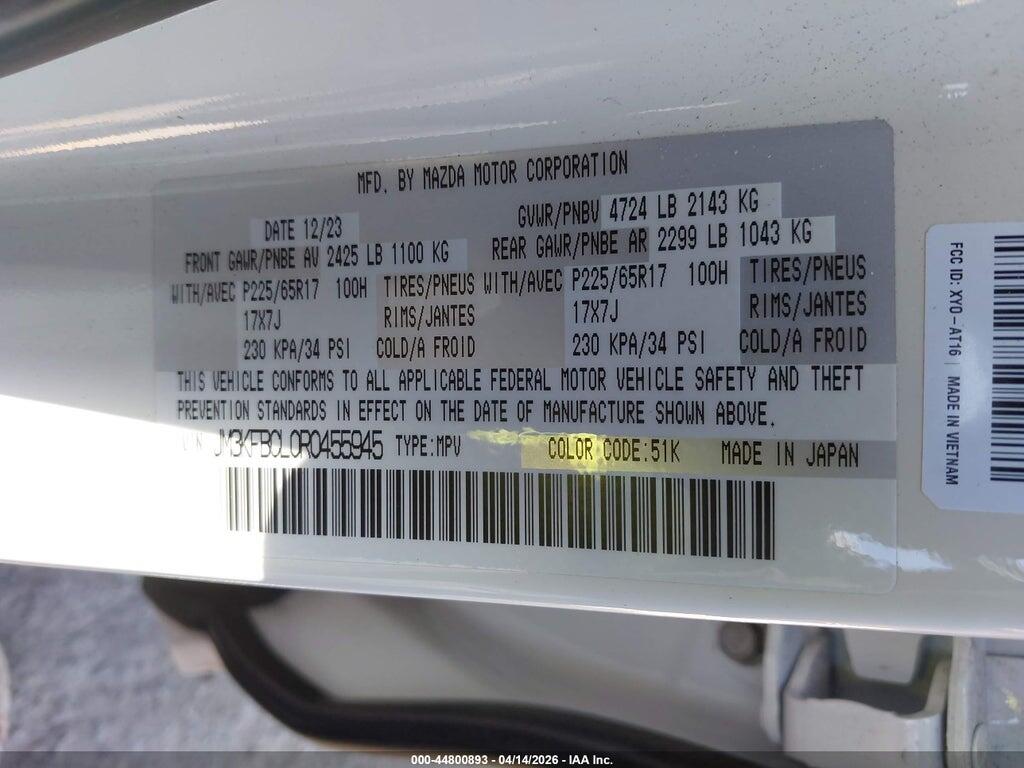 JM3KFBCL0R0455945 2024 MAZDA CX-5 photo no. 9