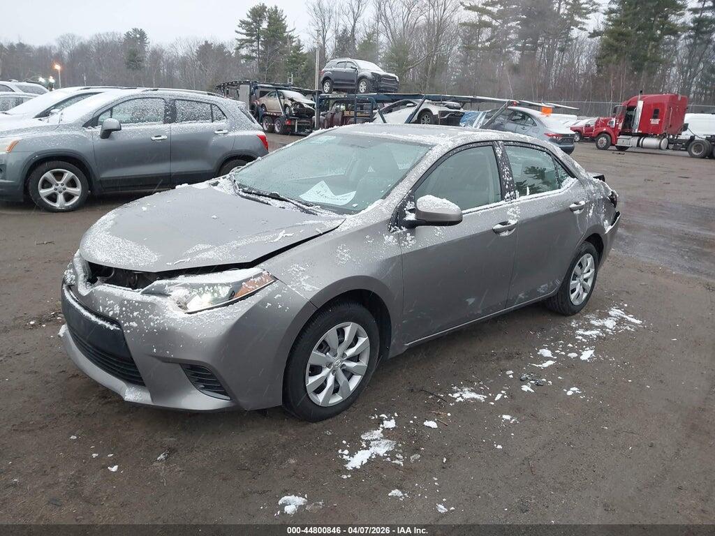 2T1BURHE9FC460886 2015 TOYOTA COROLLA photo no. 2
