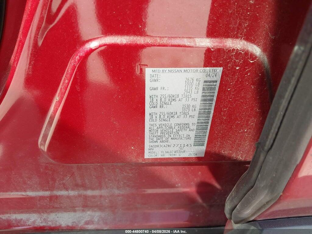 5N1DR3CA2RC271145 2024 NISSAN PATHFINDER photo no. 9