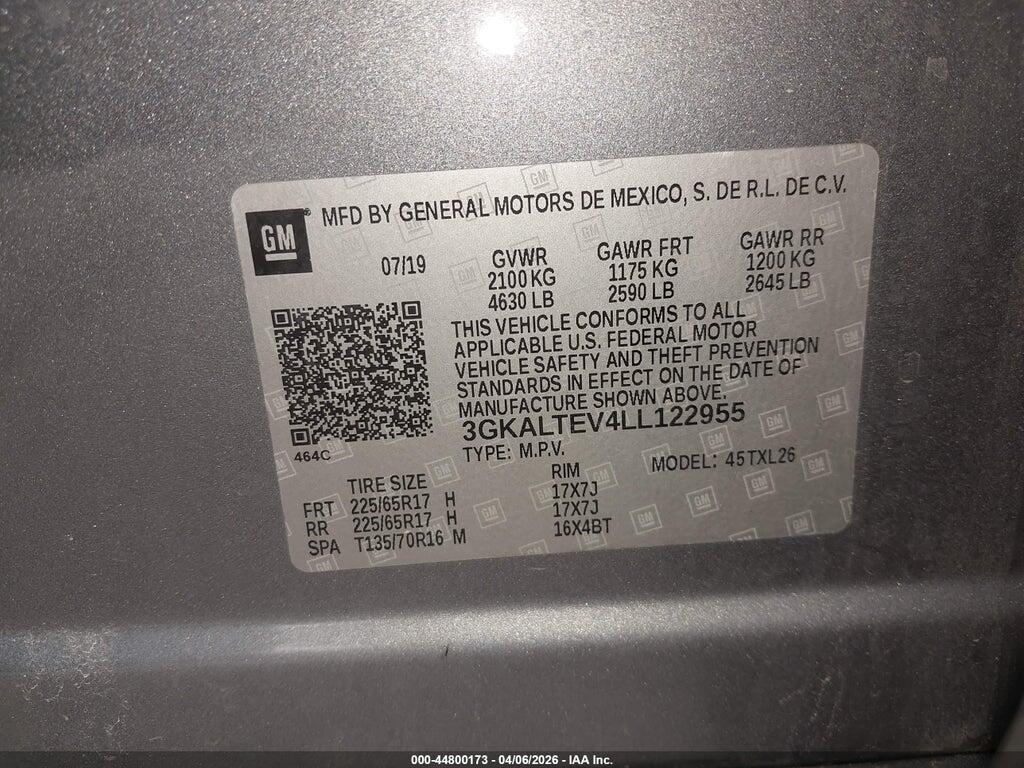 3GKALTEV4LL122955 2020 GMC TERRAIN photo no. 9
