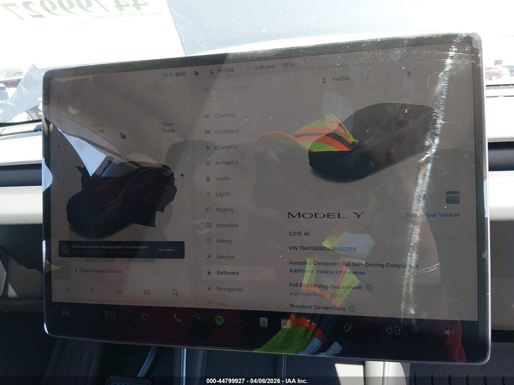 7SAYGDED3TA603158 2026 TESLA MODEL Y photo no. 7