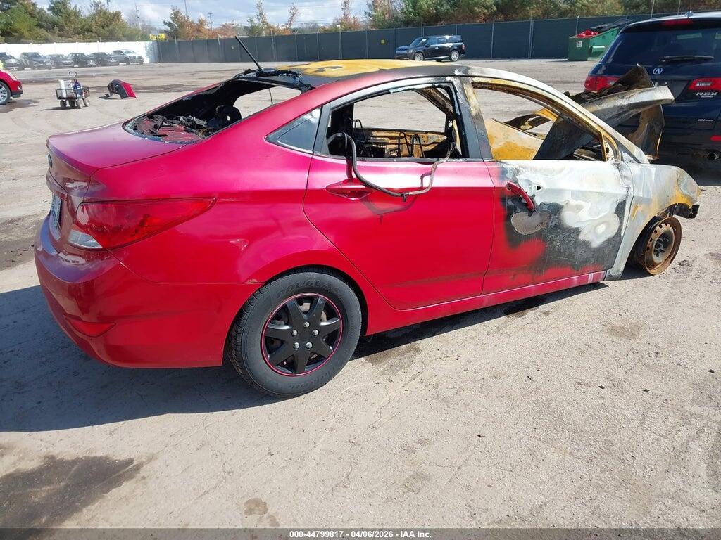 KMHCT4AE3FU804862 2015 HYUNDAI ACCENT photo no. 4