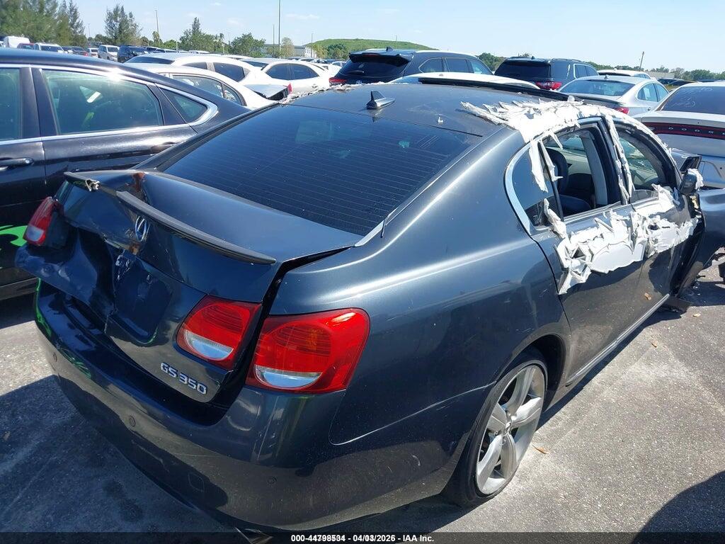 JTHBE96S870014373 2007 LEXUS GS 350 photo no. 4