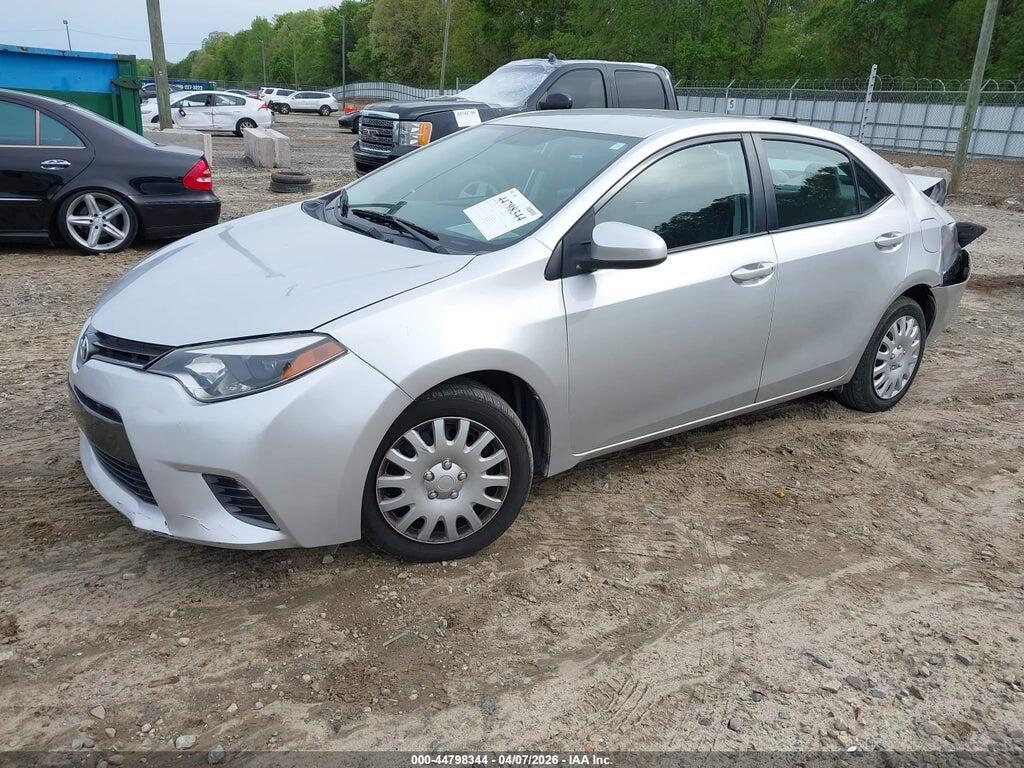 2T1BURHE0FC448352 2015 TOYOTA COROLLA photo no. 2