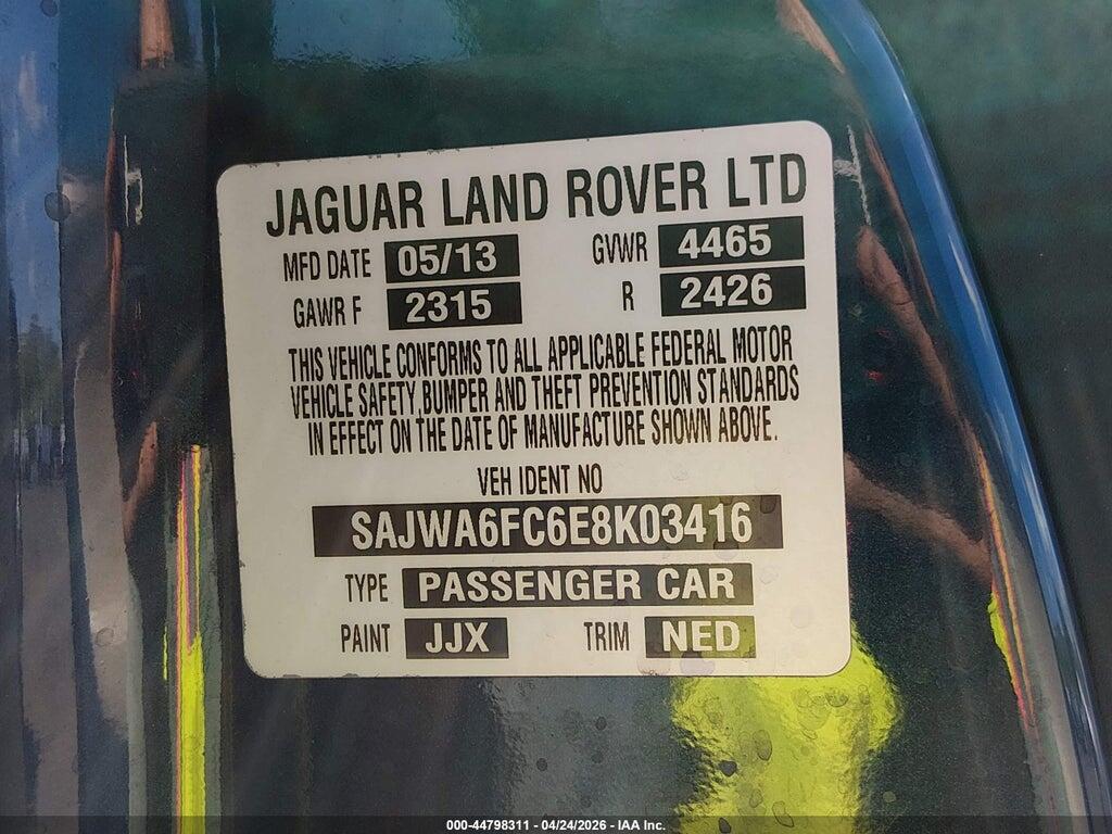 SAJWA6FC6E8K03416 2014 JAGUAR F-TYPE photo no. 9