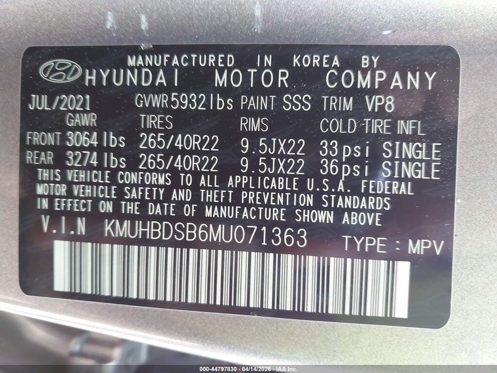 KMUHBDSB6MU071363 2021 GENESIS GV80 photo no. 9
