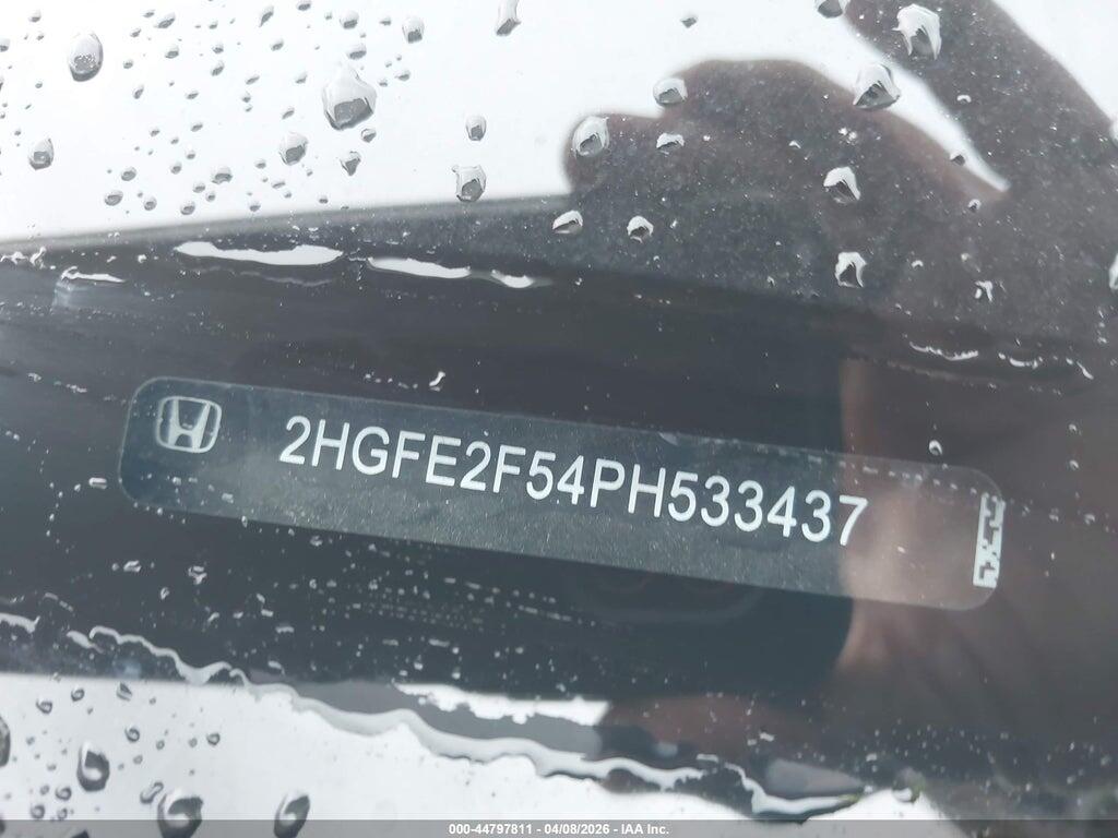 2HGFE2F54PH533437 2023 HONDA CIVIC photo no. 9