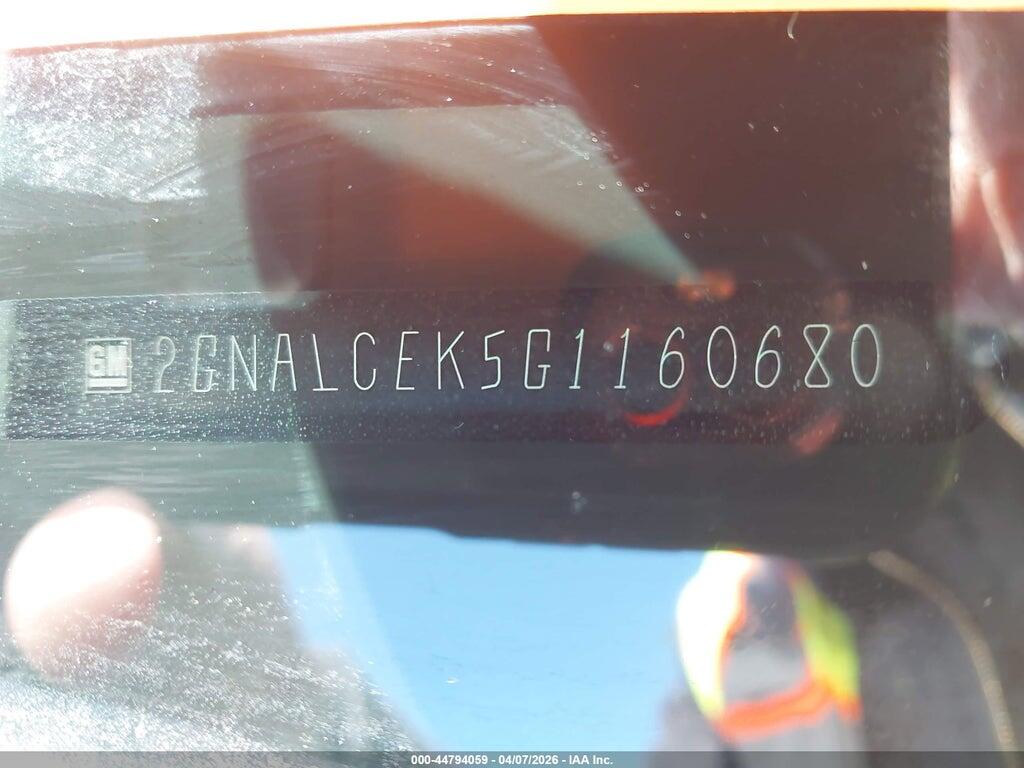 2GNALCEK5G1160680 2016 CHEVROLET EQUINOX photo no. 9