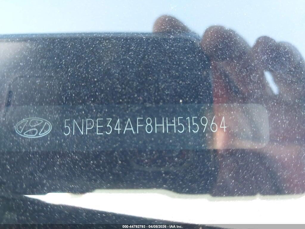 5NPE34AF8HH515964 2017 HYUNDAI SONATA photo no. 9