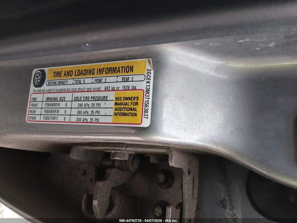 2GCEK13M371563837 2007 CHEVROLET SILVERADO 1500 photo no. 8