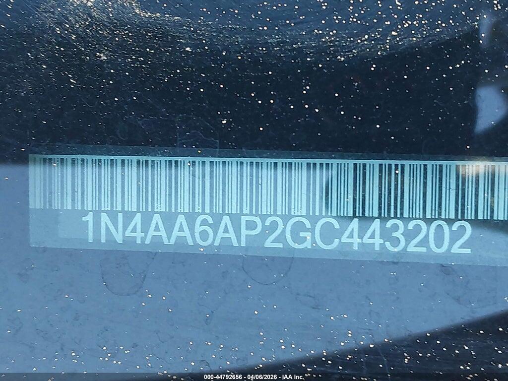 1N4AA6AP2GC443202 2016 NISSAN MAXIMA photo no. 9