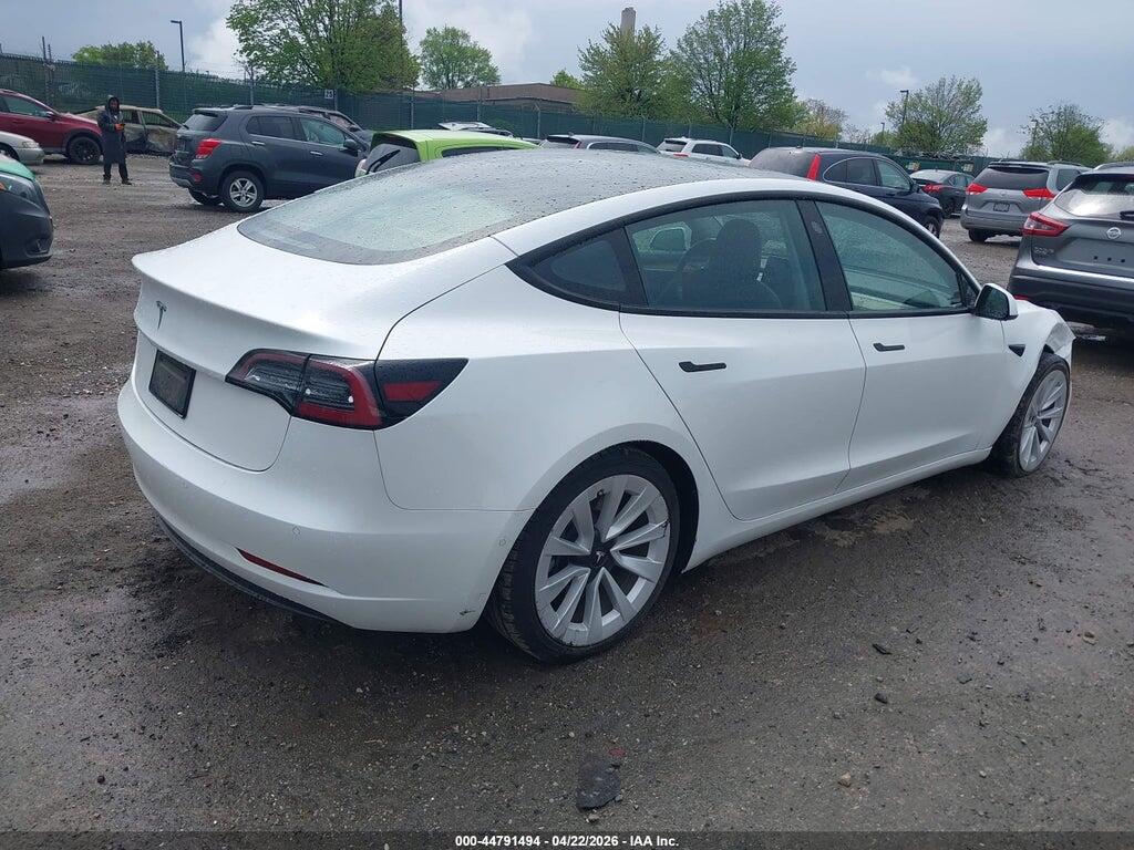 5YJ3E1EA2MF990856 2021 TESLA MODEL 3 photo no. 4