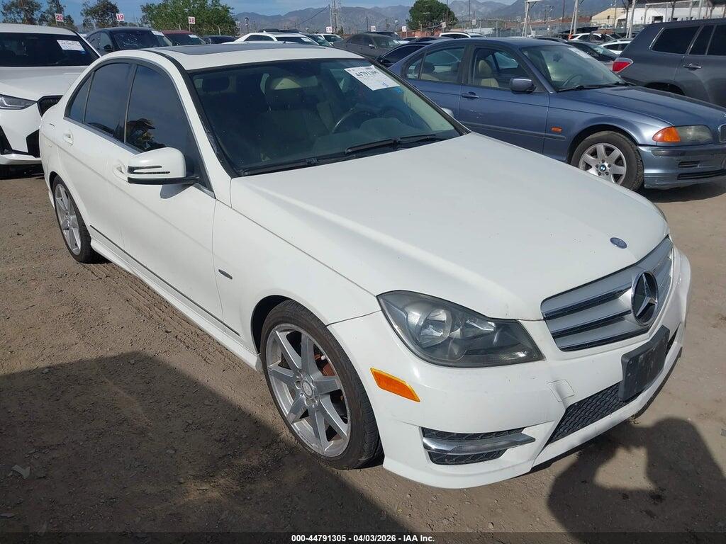 WDDGF4HB7CA625879 2012 MERCEDES-BENZ C 250 photo no. 1