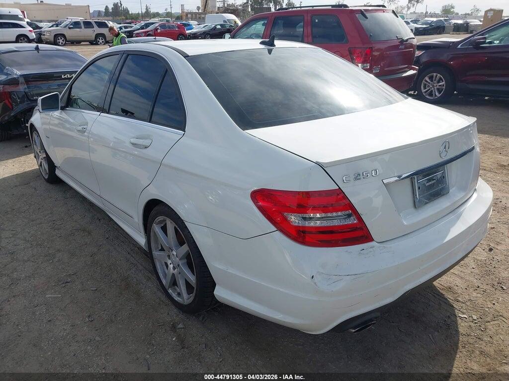 WDDGF4HB7CA625879 2012 MERCEDES-BENZ C 250 photo no. 3