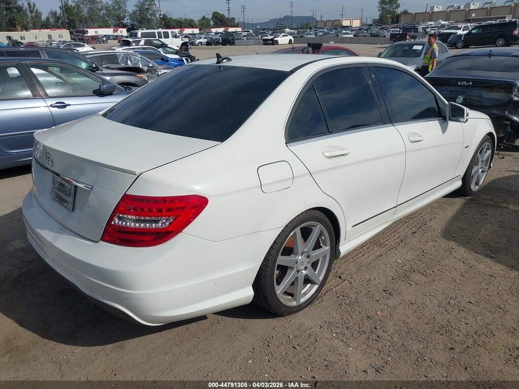 WDDGF4HB7CA625879 2012 MERCEDES-BENZ C 250 photo no. 4