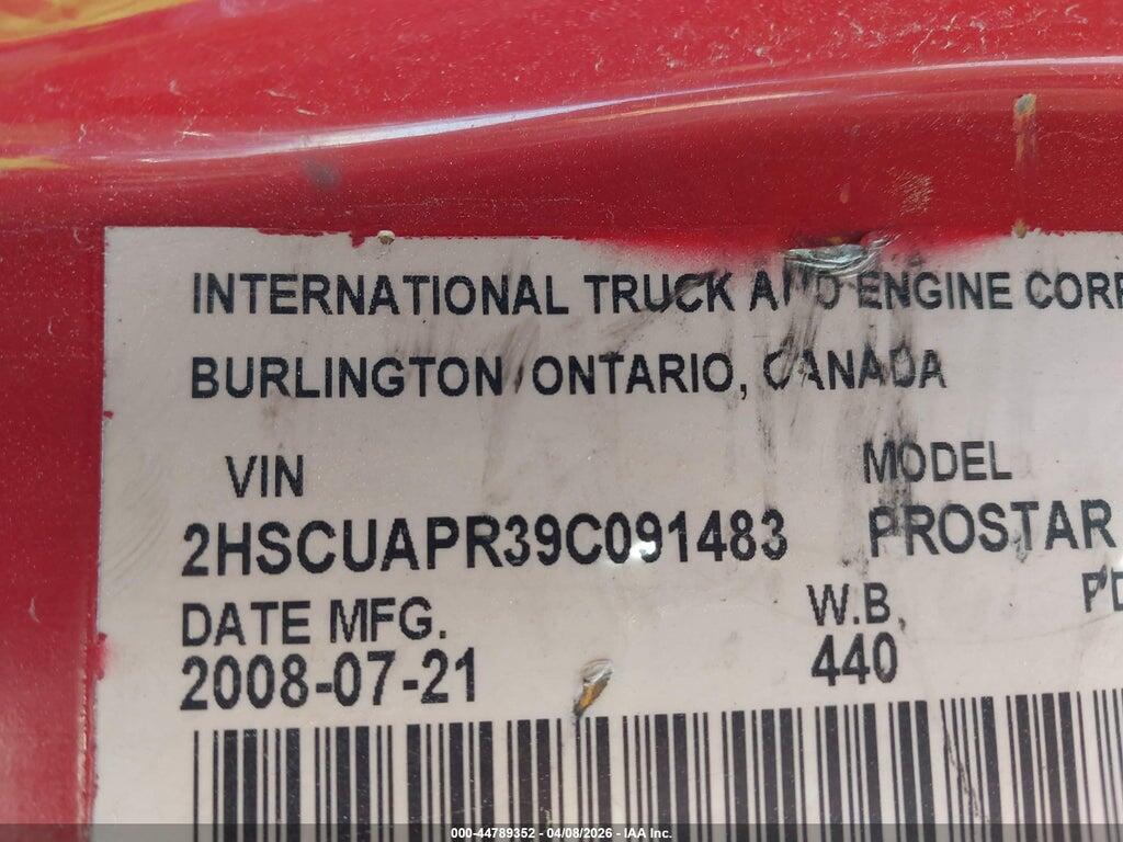 2HSCUAPR39C091483 2009 INTERNATIONAL PROSTAR PREMIUM photo no. 9