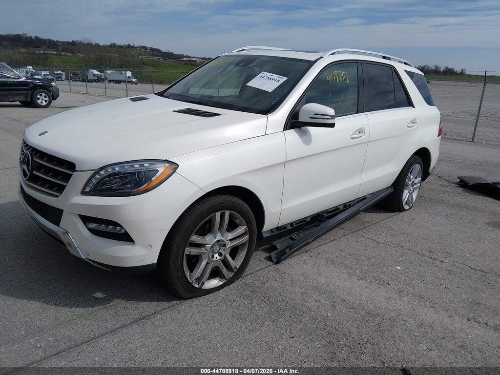 4JGDA5HB1EA432353 2014 MERCEDES-BENZ ML 350 photo no. 2