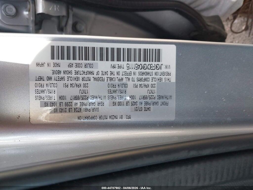 JM3KFBCM3M0451115 2021 MAZDA CX-5 photo no. 9