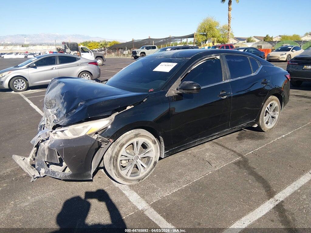 3N1AB8CV6MY295544 2021 NISSAN SENTRA photo no. 2