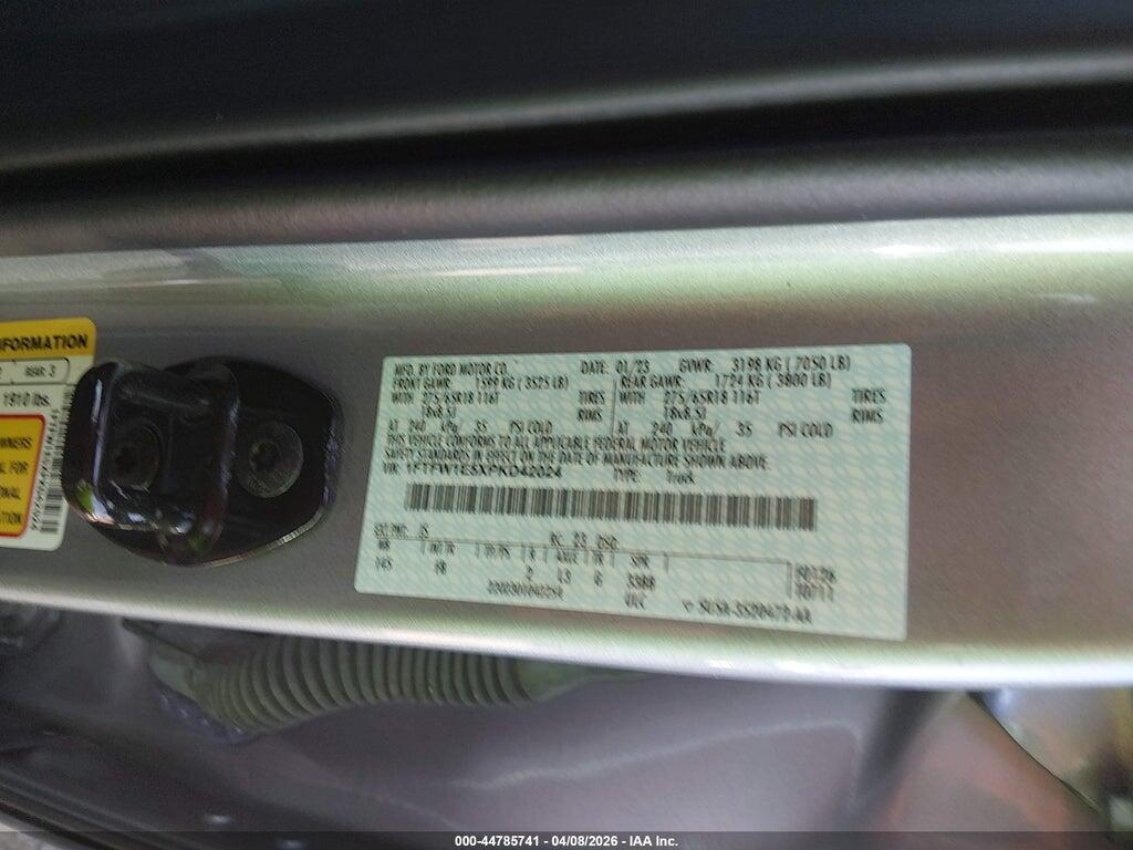 1FTFW1E5XPKD42024 2023 FORD F-150 photo no. 9