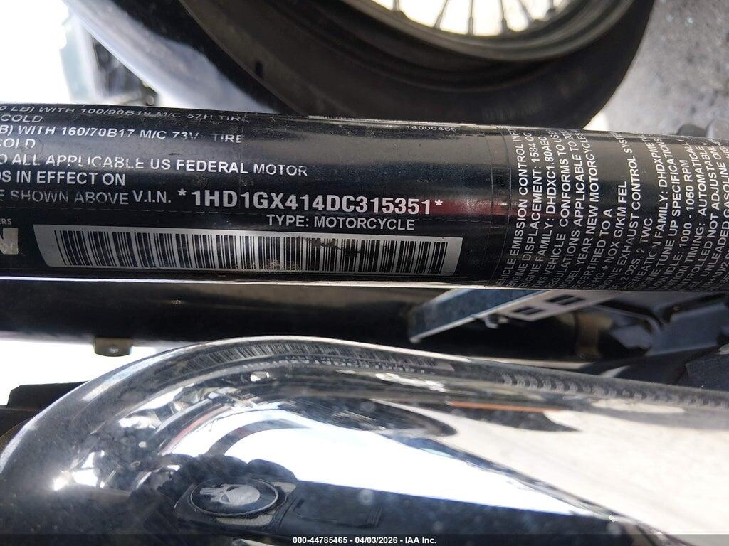 1HD1GX414DC315351 2013 HARLEY-DAVIDSON FXDB photo no. 10