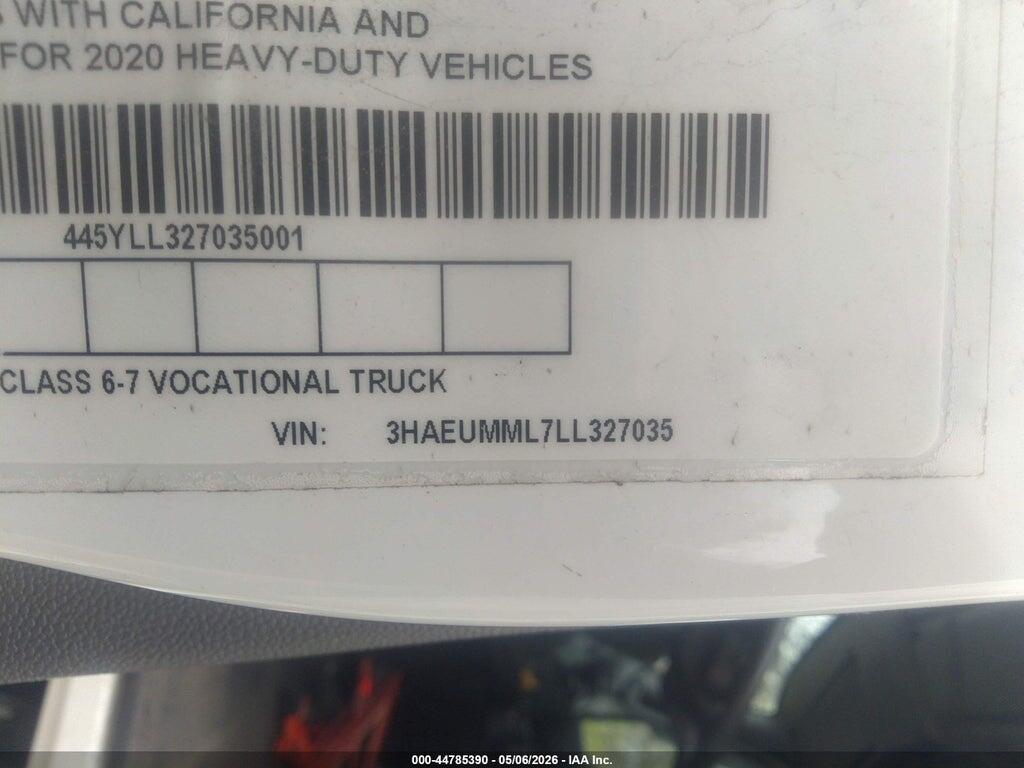 3HAEUMML7LL327035 2020 INTERNATIONAL MV photo no. 9