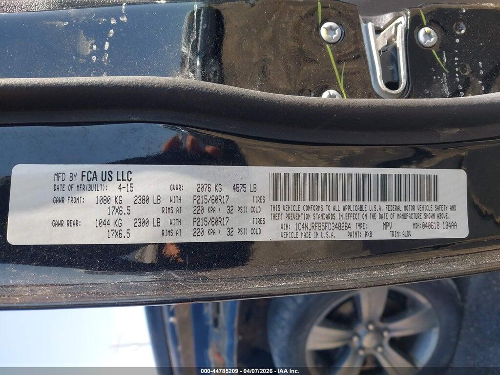 1C4NJRFB5FD348264 2015 JEEP PATRIOT photo no. 9