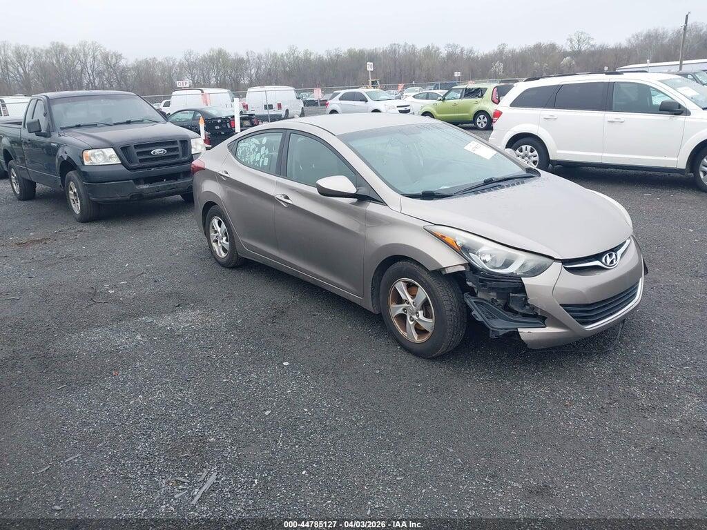 5NPDH4AE9EH537553 2014 HYUNDAI ELANTRA photo no. 1