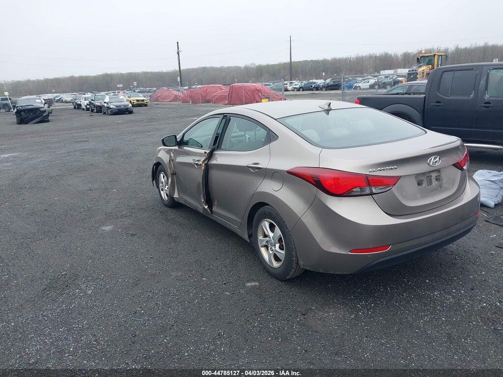 5NPDH4AE9EH537553 2014 HYUNDAI ELANTRA photo no. 3