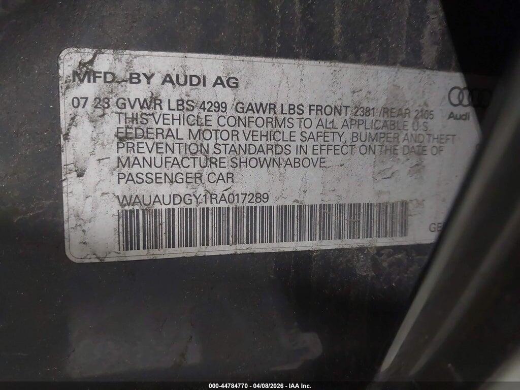 WAUAUDGY1RA017289 2024 AUDI A3 photo no. 9