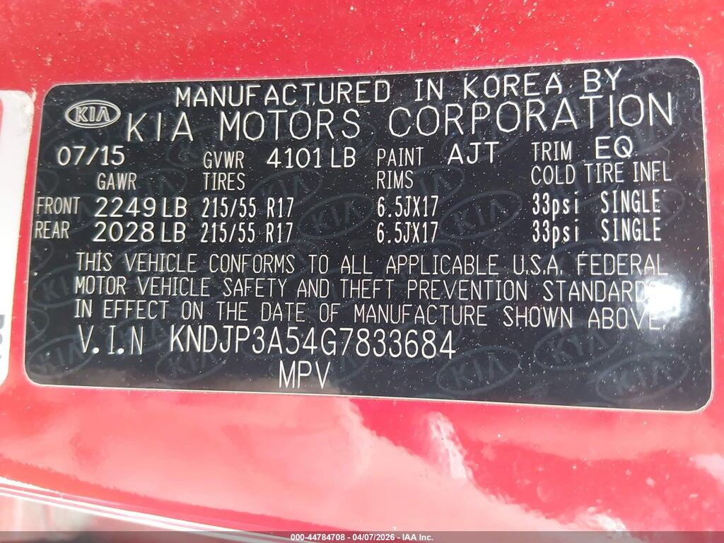 KNDJP3A54G7833684 2016 KIA SOUL photo no. 9