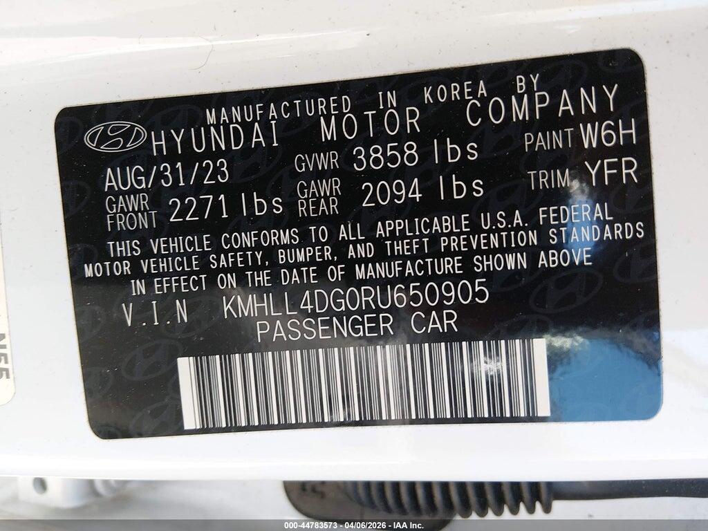 KMHLL4DG0RU650905 2024 HYUNDAI ELANTRA photo no. 9