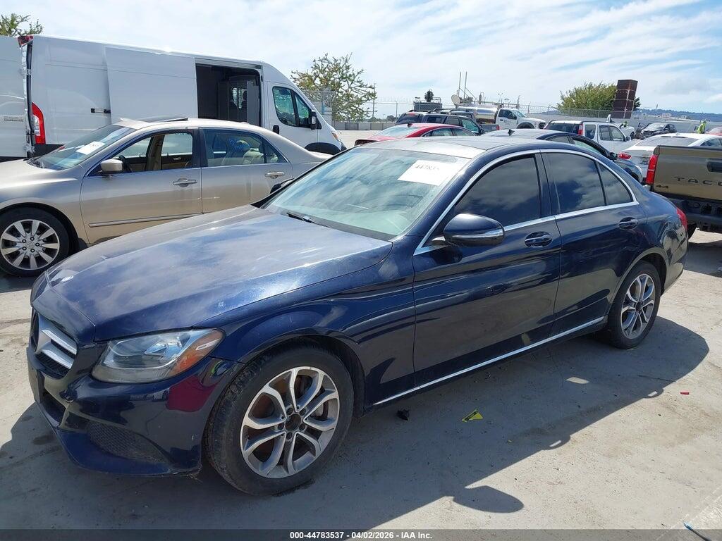 55SWF4KB2FU032603 2015 MERCEDES-BENZ C 300 photo no. 2