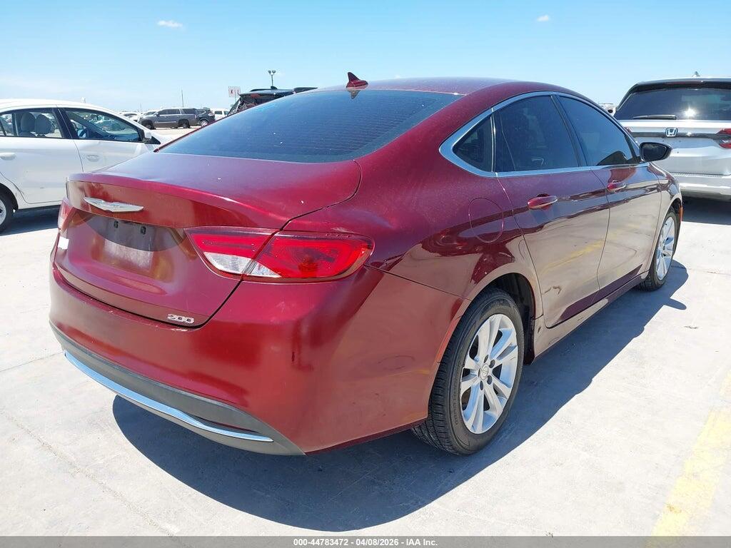 1C3CCCAB6FN635424 2015 CHRYSLER 200 photo no. 4
