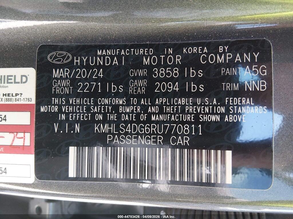 KMHLS4DG6RU770811 2024 HYUNDAI ELANTRA photo no. 9