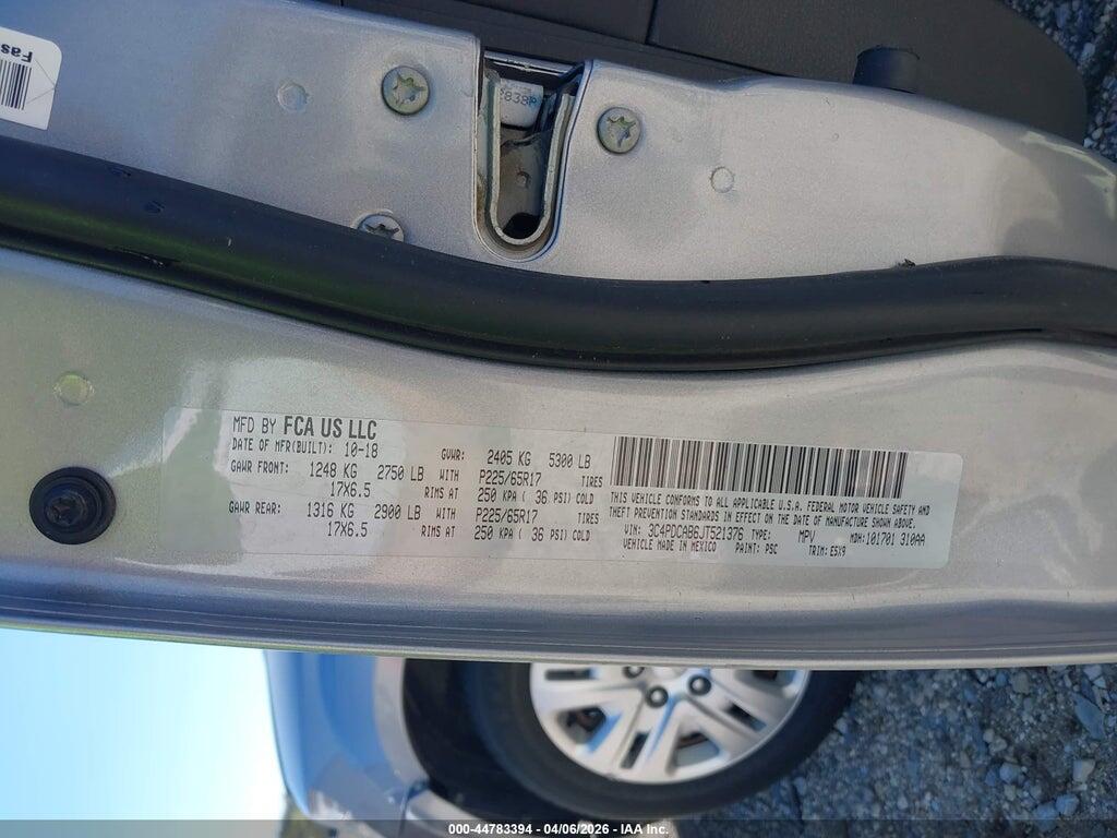 3C4PDCAB6JT521376 2018 DODGE JOURNEY photo no. 9