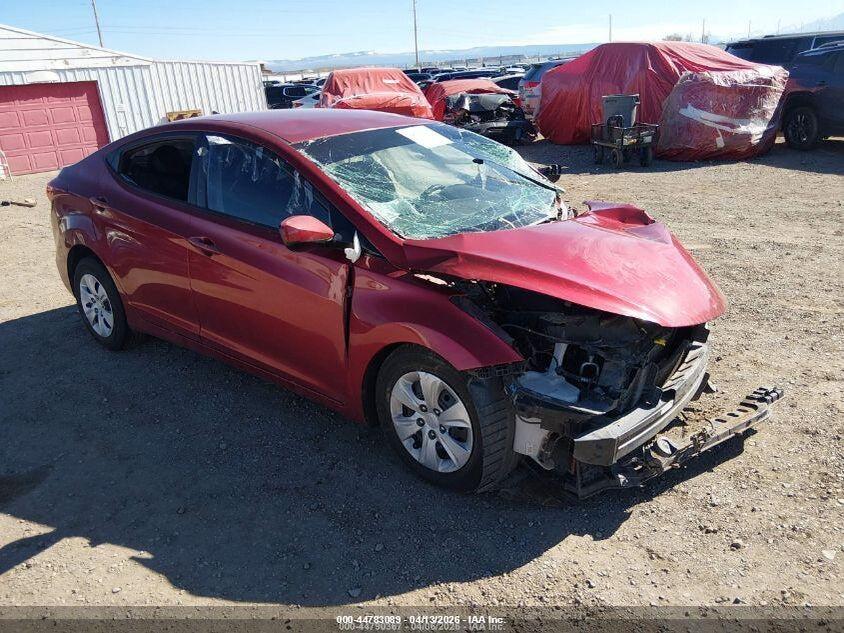 5NPDH4AE1GH714731 2016 HYUNDAI ELANTRA photo no. 1