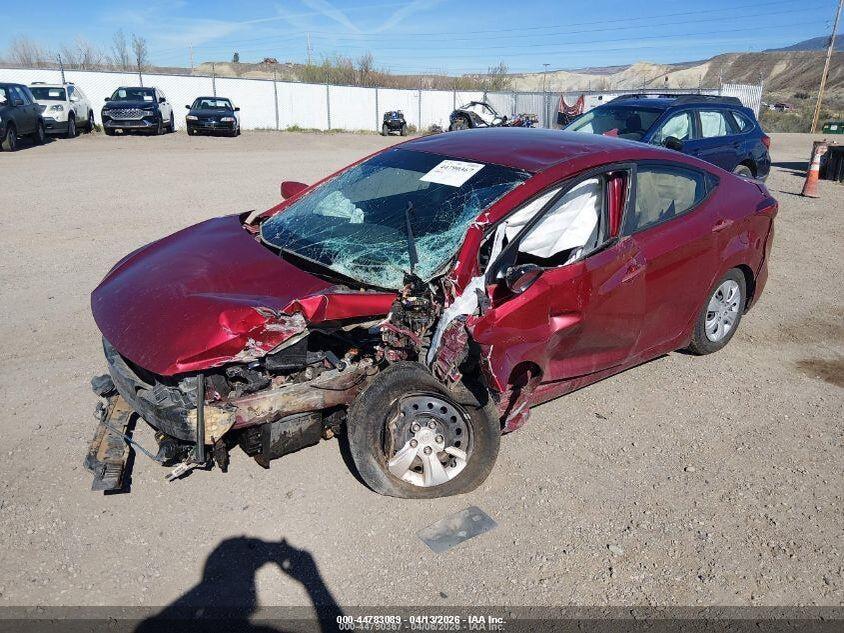 5NPDH4AE1GH714731 2016 HYUNDAI ELANTRA photo no. 2