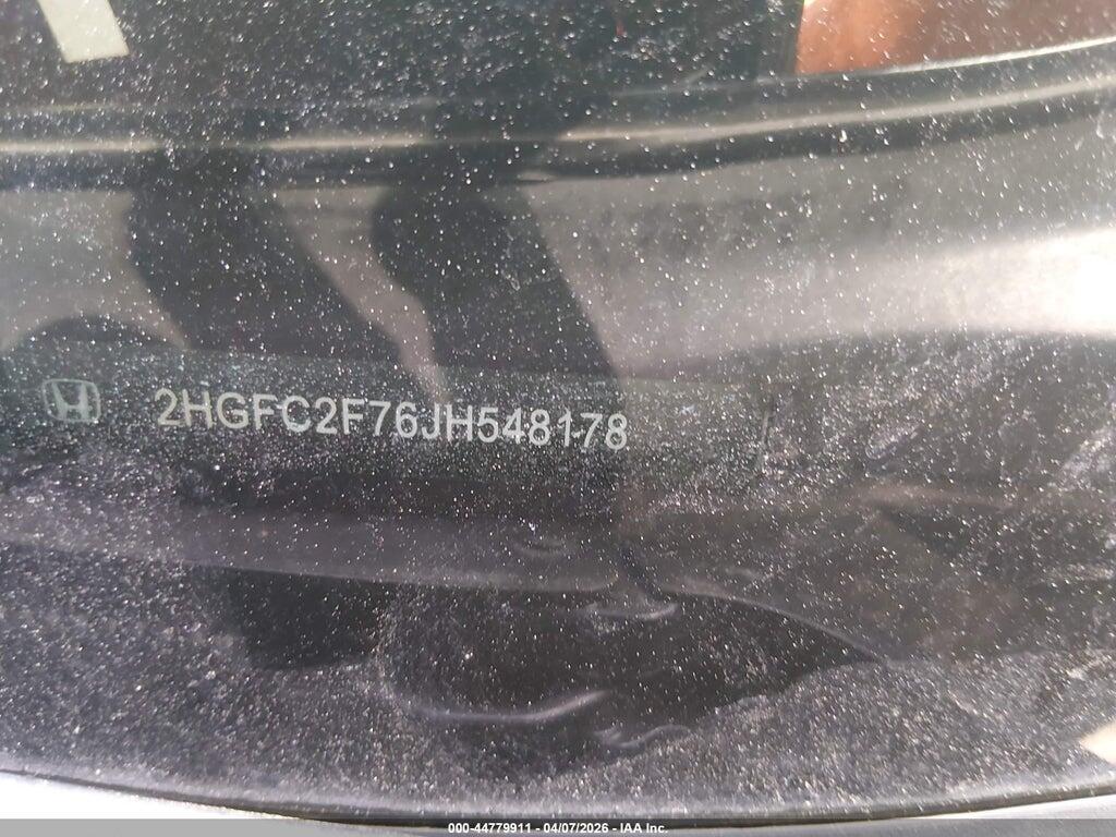 2HGFC2F76JH548178 2018 HONDA CIVIC photo no. 9