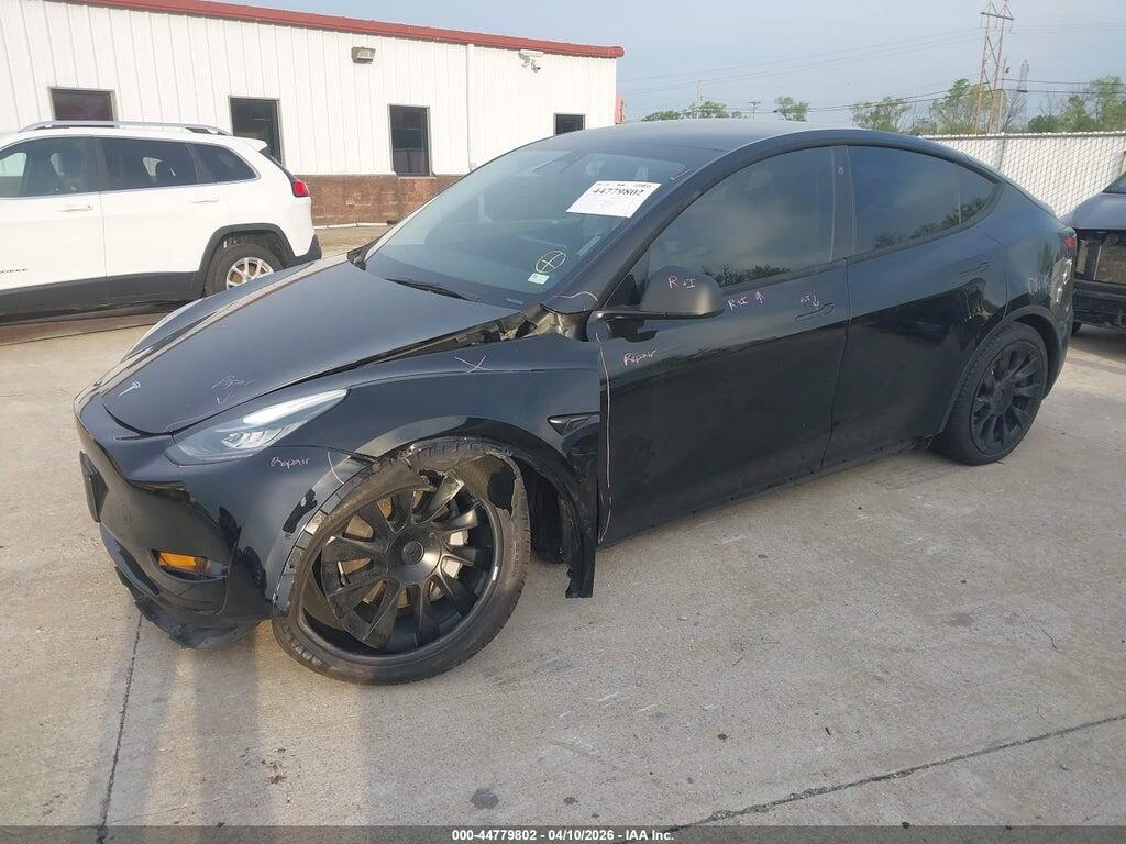 5YJYGDEE2MF203585 2021 TESLA MODEL Y photo no. 2
