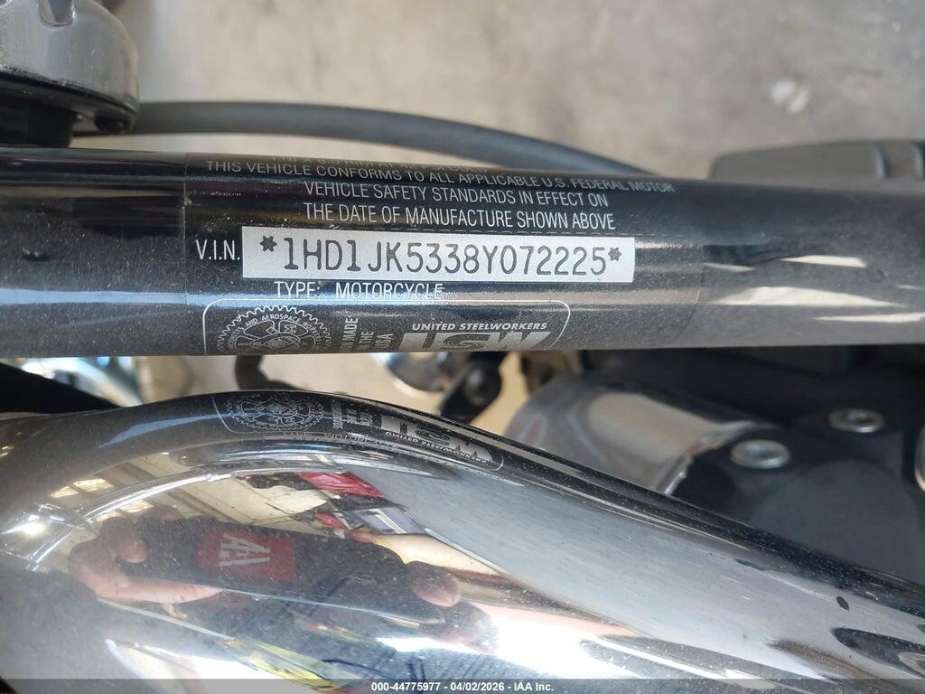 1HD1JK5338Y072225 2008 HARLEY-DAVIDSON FXCWC photo no. 10
