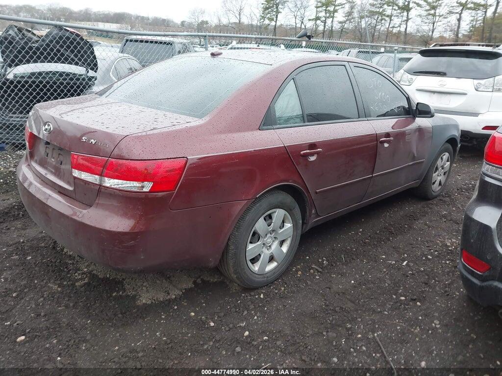 5NPET46C18H330444 2008 HYUNDAI SONATA photo no. 4