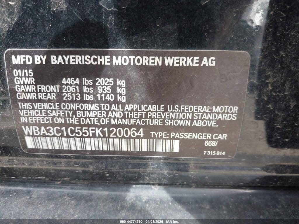 WBA3C1C55FK120064 2015 BMW 328I photo no. 9