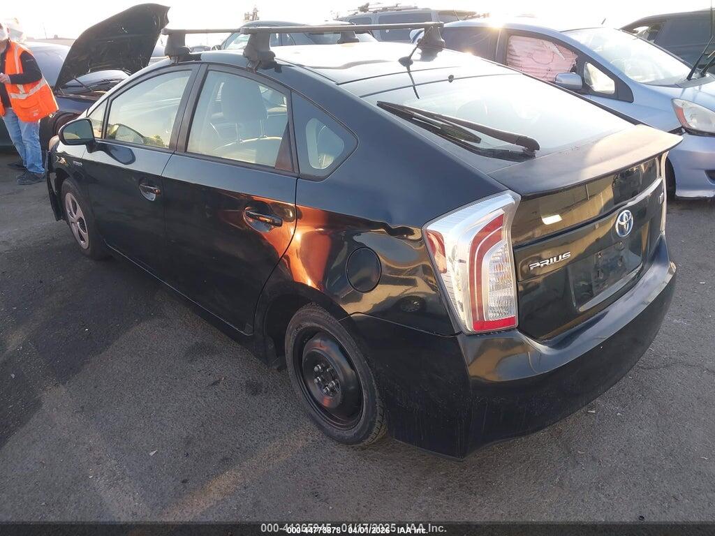 JTDKN3DU2D0354486 2013 TOYOTA PRIUS photo no. 3