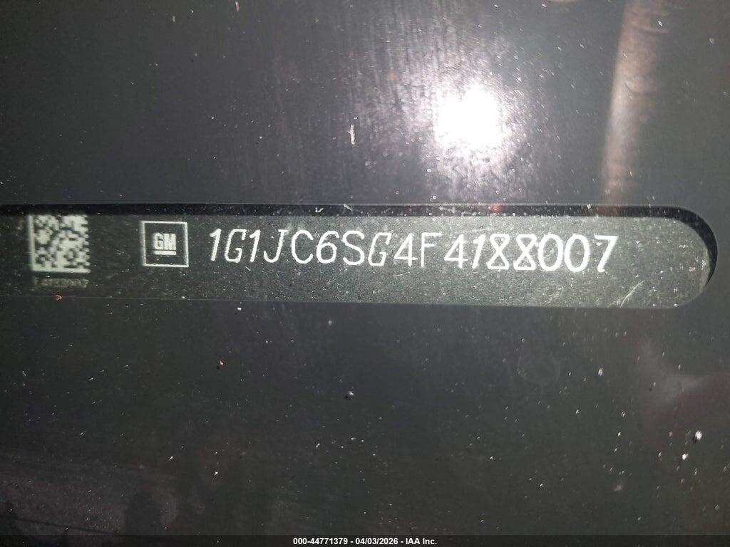 1G1JC6SG4F4188007 2015 CHEVROLET SONIC photo no. 9