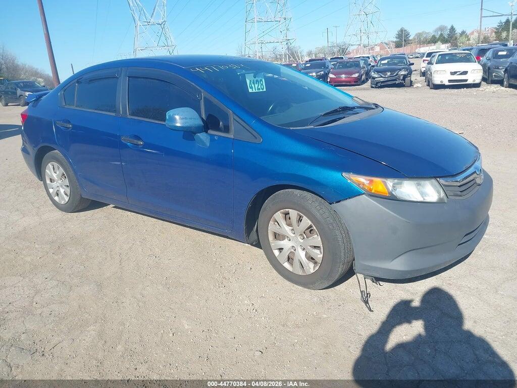 19XFB2F20CE303185 2012 HONDA CIVIC photo no. 1